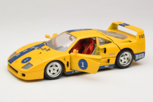 Ferrari F40 #1 Żółty Bauer Edycja Limitowana 100szt Bburago 1:18 BSR001 Metal — zdjęcie 2 z 8