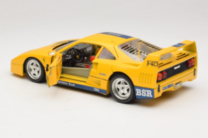 Ferrari F40 #1 Żółty Bauer Edycja Limitowana 100szt Bburago 1:18 BSR001 Metal — zdjęcie 5 z 8