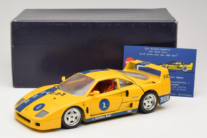 Ferrari F40 #1 Żółty Bauer Edycja Limitowana 100szt Bburago 1:18 BSR001 Metal — zdjęcie 8 z 8