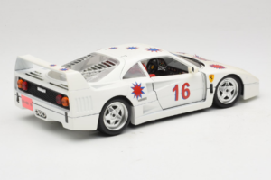 Ferrari F40 #16 Borsenmodells Biały Limited Edition 333 pcs 1987 Bburago 1:18 3332-W1 Metal — zdjęcie 3 z 8