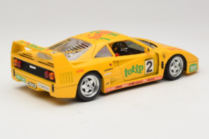Ferrari F40 Totip Jolly Club #2 Żółty Bburago 1:18 3332-Y1 Metal — zdjęcie 3 z 8
