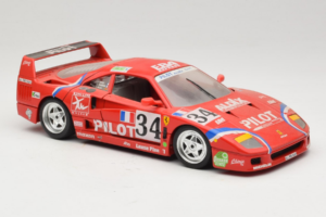 Ferrari F40 LM Pilot #34 Ferte / Thavenin / Palau 24 Hours of Le Mans 1995 Czerwony Bburago 1:18 3032-P3 Metal — zdjęcie 6 z 8