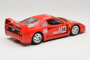 Ferrari F40 #56 Pilot Czerwony 1987 Bburago 1:18 3332-P2 Metal — zdjęcie 3 z 8