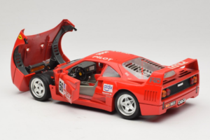 Ferrari F40 #56 Pilot Czerwony 1987 Bburago 1:18 3332-P2 Metal — zdjęcie 5 z 8