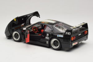 Ferrari F40 Pirelli Agip #1 Czarny Bburago 1:18 3332-B1 Metal — zdjęcie 5 z 8