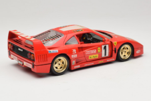Ferrari F40 Evoluzione #1 Pirelli Agip Czerwony ze Złotymi Kołami 1992 Bburago 1:18 3042-P2 Metal — zdjęcie 3 z 8