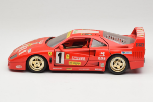 Ferrari F40 Evoluzione #1 Pirelli Agip Czerwony ze Złotymi Kołami 1992 Bburago 1:18 3042-P2 Metal — zdjęcie 4 z 8
