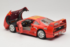 Ferrari F40 Pirelli BBS Czerwony Bburago 1:18 3032-P4 Metal — zdjęcie 5 z 8