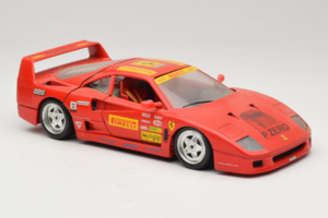 Ferrari F40 Pirelli BBS Czerwony Bburago 1:18 3032-P4 Metal — zdjęcie 6 z 8
