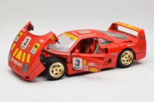 Ferrari F40 #3 Pirelli Czerwony 1987 Bburago 1:18 3332-P4 Metal — zdjęcie 2 z 8