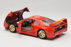 Ferrari F40 #3 Pirelli Czerwony 1987 Bburago 1:18 3332-P4 Metal — zdjęcie 5 z 8
