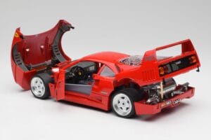 Ferrari F40 Czerwony Bburago 1:18 3332 Metal — zdjęcie 5 z 8