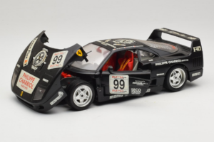 Ferrari F40 Seco #99 Lesseps / Charriol / Balandras Czarny Bburago 1:18 3032-B3 Metal — zdjęcie 2 z 8