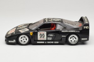 Ferrari F40 Seco #99 Lesseps / Charriol / Balandras Czarny Bburago 1:18 3032-B3 Metal — zdjęcie 4 z 8