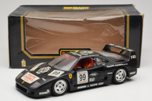 Ferrari F40 Seco #99 Lesseps / Charriol / Balandras Czarny Bburago 1:18 3032-B3 Metal — zdjęcie 8 z 8