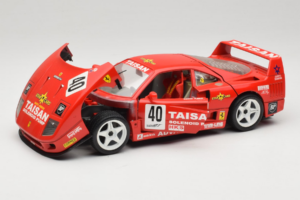 Ferrari F40 #40 T. Ohta / A. Reid Taisan Czerwony 1987 Bburago 1:18 3022-T1 Metal — zdjęcie 2 z 8