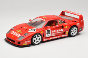 Ferrari F40 #40 T. Ohta / A. Reid Taisan Czerwony 1987 Bburago 1:18 3022-T1 Metal