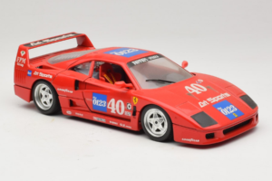 Ferrari F40 #40 the0123 Czerwony 1987 Bburago 1:18 3332-P5 Metal — zdjęcie 6 z 8