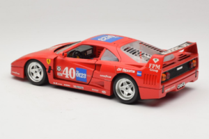 Ferrari F40 #40 the0123 Czerwony 1987 Bburago 1:18 3332-P5 Metal — zdjęcie 7 z 8