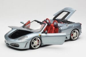 Ferrari F430 Spider Blue Metallic Hot Wheels 1:18 H3074 Metal — zdjęcie 2 z 8