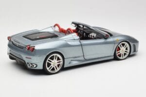 Ferrari F430 Spider Blue Metallic Hot Wheels 1:18 H3074 Metal — zdjęcie 3 z 8