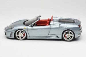 Ferrari F430 Spider Blue Metallic Hot Wheels 1:18 H3074 Metal — zdjęcie 4 z 8