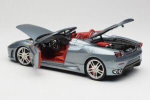 Ferrari F430 Spider Blue Metallic Hot Wheels 1:18 H3074 Metal — zdjęcie 5 z 8