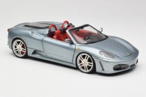 Ferrari F430 Spider Blue Metallic Hot Wheels 1:18 H3074 Metal — zdjęcie 6 z 8
