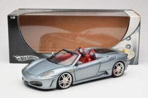 Ferrari F430 Spider Blue Metallic Hot Wheels 1:18 H3074 Metal — zdjęcie 8 z 8