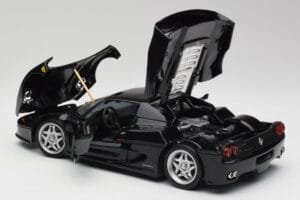 Ferrari F50 Czarny Hot Wheels 1:18 23910 Metal — zdjęcie 5 z 8