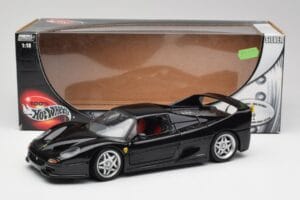 Ferrari F50 Czarny Hot Wheels 1:18 23910 Metal — zdjęcie 8 z 8