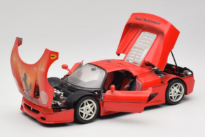 Ferrari F50 Braccio & Gotz M. Schumacher Edycja z Autografem Bburago 1:18 MS Metal — zdjęcie 2 z 8