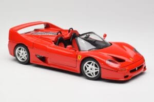 Ferrari F50 Kabriolet Czerwony Bburago 1:18 3352 Metal — zdjęcie 6 z 8