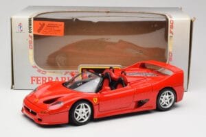 Ferrari F50 Kabriolet Czerwony Bburago 1:18 3352 Metal — zdjęcie 8 z 8