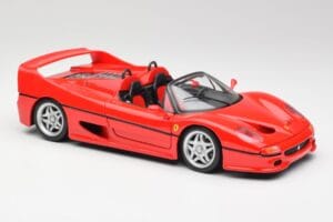 Ferrari F50 Kabriolet Czerwony Maisto 1:18 50246 Metal — zdjęcie 6 z 8