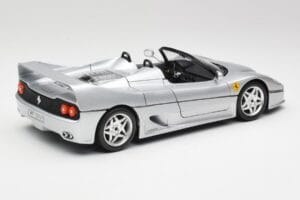 Ferrari F50 Kabriolet Srebrny Bburago 1:18 3372 Metal — zdjęcie 3 z 8