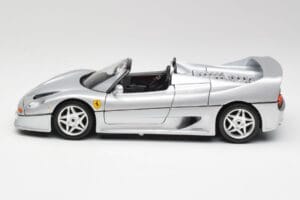 Ferrari F50 Kabriolet Srebrny Bburago 1:18 3372 Metal — zdjęcie 4 z 8