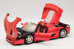 Ferrari F50 Convertible Monza Red Standox Bburago 1:18 ST01 Metal — zdjęcie 2 z 8