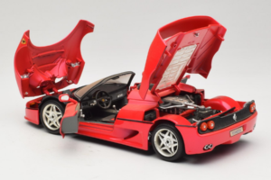 Ferrari F50 Convertible Monza Red Standox Bburago 1:18 ST01 Metal — zdjęcie 5 z 8