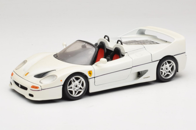 Ferrari F50 Cabrio Biały Bburago 1:18 3352-W1 Metal