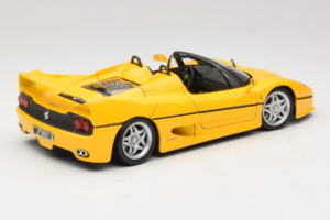 Ferrari F50 Cabrio Shell Żółty Maisto 1:18 3076-Y2 Metal — zdjęcie 3 z 8