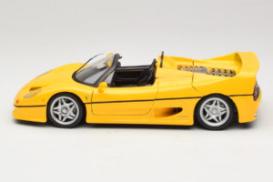 Ferrari F50 Cabrio Shell Żółty Maisto 1:18 3076-Y2 Metal — zdjęcie 4 z 8