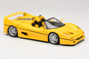 Ferrari F50 Cabrio Shell Żółty Maisto 1:18 3076-Y2 Metal — zdjęcie 6 z 8