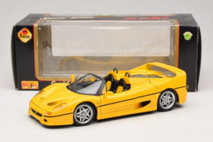 Ferrari F50 Cabrio Shell Żółty Maisto 1:18 3076-Y2 Metal — zdjęcie 8 z 8