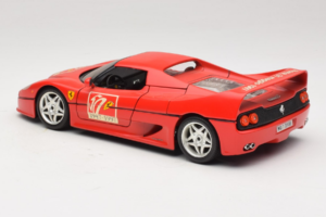 Ferrari F50 Coupe #50 50 Jahre Ferrari Czerwony Bburago 1:18 3352-P2 Metal — zdjęcie 7 z 8