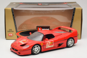 Ferrari F50 Coupe #50 50 Jahre Ferrari Czerwony Bburago 1:18 3352-P2 Metal — zdjęcie 8 z 8