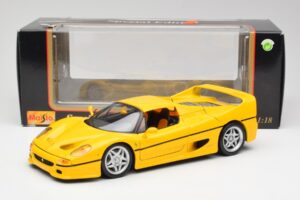 Ferrari F50 Giallo Modena Maisto 1:18 F50001 Metal — zdjęcie 8 z 8