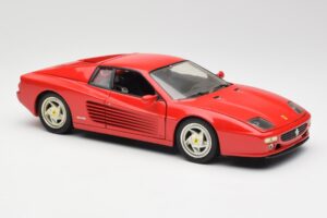 Ferrari F512 M Czerwony Hot Wheels 1:18 29758 Metal — zdjęcie 6 z 8