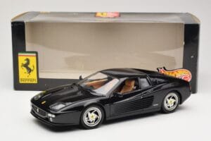 Ferrari F512M Czarny Hot Wheels 1:18 23922 Metal — zdjęcie 8 z 8