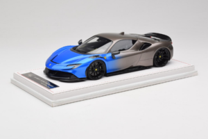 Ferrari SF90 Novitec Blue Grey Metallic IVY Merit 1:18 REMC029 Żywica — zdjęcie 2 z 7